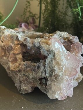 Rare Pink Raw Amethyst Cluster